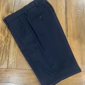 Dockers Men’s Straight Fit Flat Front Chinos, Size 30x32, Navy Blue